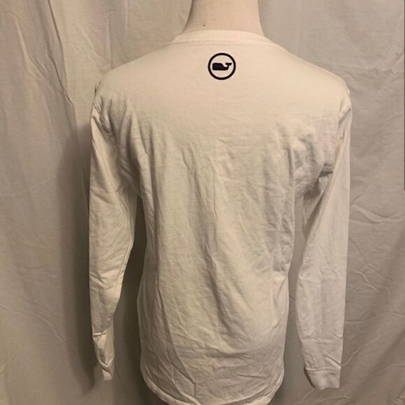 Vineyard Vines Long Sleeve Logo T-Shirt Sz S - Picture 2 of 6